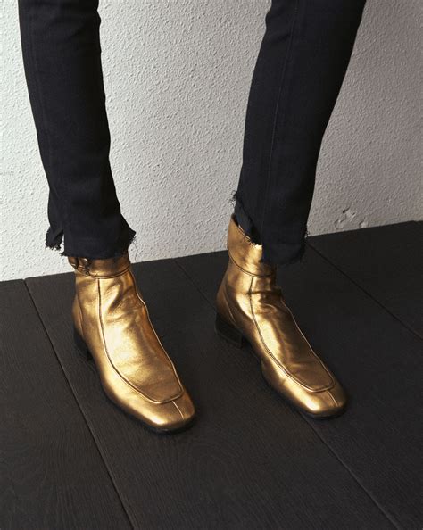 ysl dress shoes men|saint laurent denim shoes.